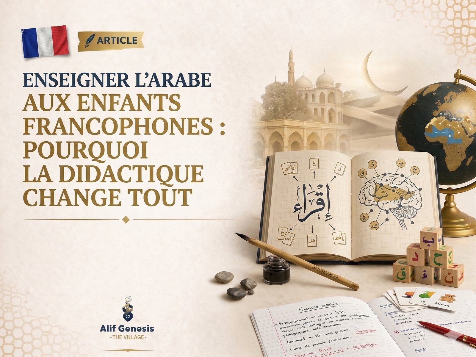 Enseigner l'arabe aux enfants francophones